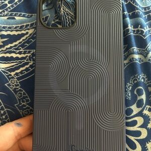 Plastic Textured Sonix iPhone 14 Plus Case MagSafe- Dark Blue